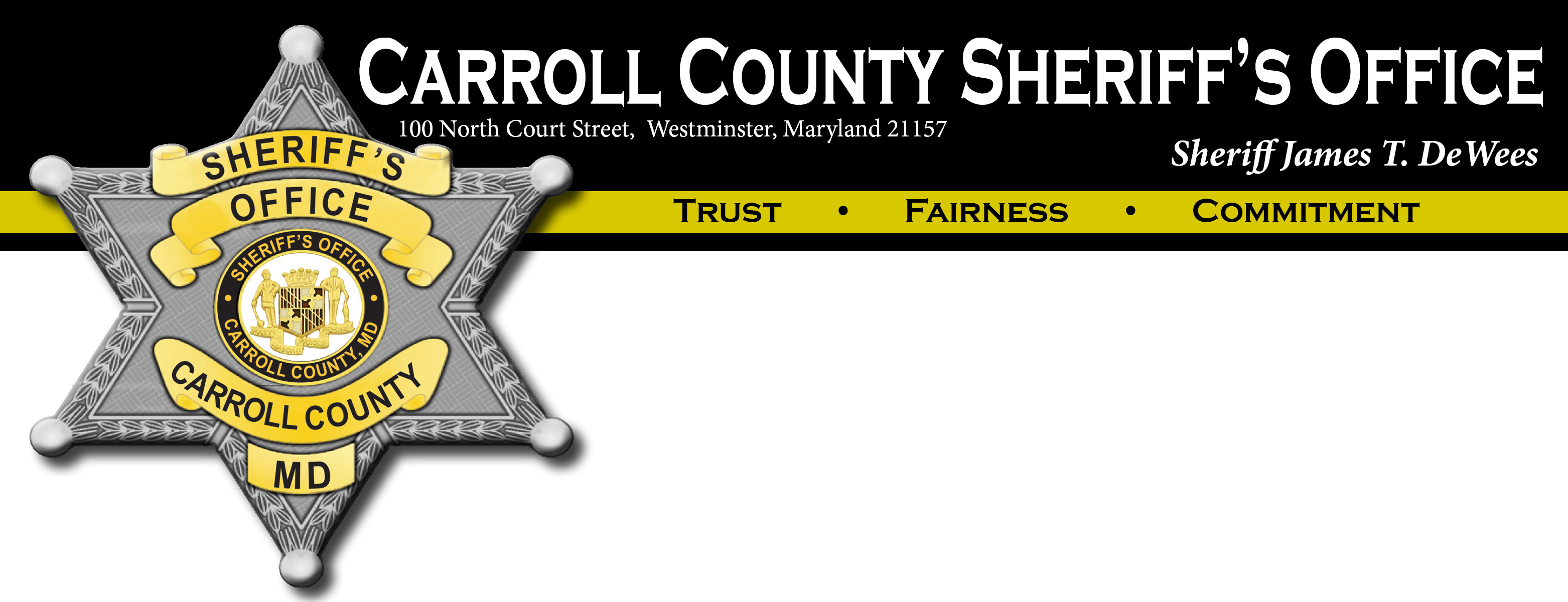 Carroll County Sheriff's Office, MD 